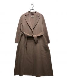 'S Max Mara（エスマックスマーラ）の古着「ダブルフェイスラップコート　CUCITO A MANO 　901113016　」｜ピンク