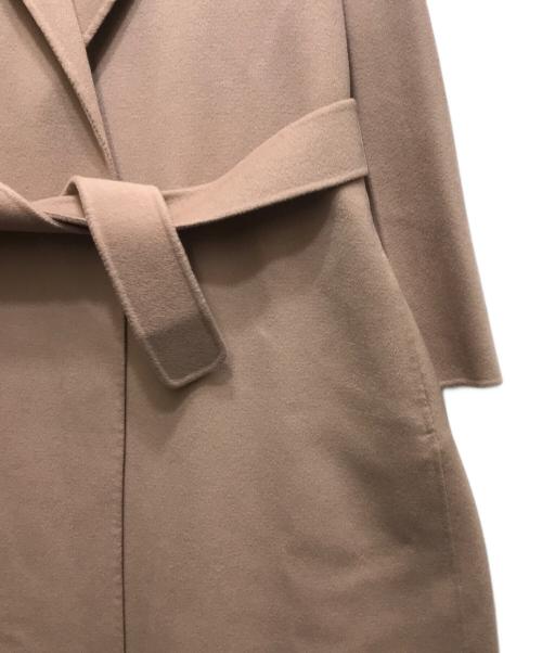 'S Max Mara（エスマックスマーラ）'S Max Mara (エスマックスマーラ) ダブルフェイスラップコート　CUCITO A MANO 　901113016　 ピンク サイズ:36の古着・服飾アイテム