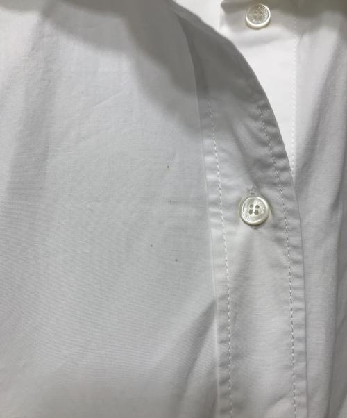 maison kitsune（メゾンキツネ）MAISON KITSUNE (メゾンキツネ) ベビーフォックス シャツ ホワイト サイズ:36の古着・服飾アイテム