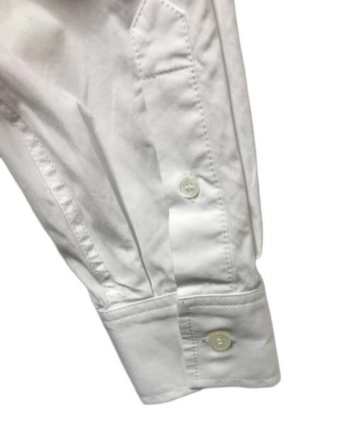 maison kitsune（メゾンキツネ）MAISON KITSUNE (メゾンキツネ) ベビーフォックス シャツ ホワイト サイズ:36の古着・服飾アイテム