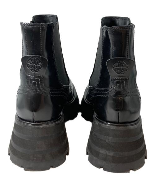 ALEXANDER McQUEEN（アレキサンダーマックイーン）ALEXANDER McQUEEN (アレキサンダーマックイーン) ワンダーチェルシーブーツ 666368 ブラック サイズ:36の古着・服飾アイテム