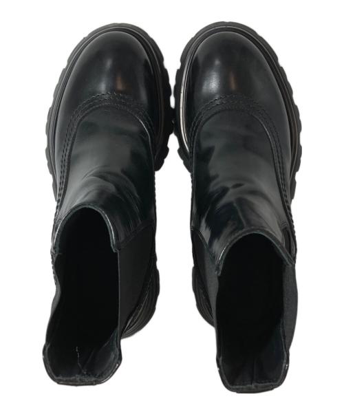 ALEXANDER McQUEEN（アレキサンダーマックイーン）ALEXANDER McQUEEN (アレキサンダーマックイーン) ワンダーチェルシーブーツ 666368 ブラック サイズ:36の古着・服飾アイテム