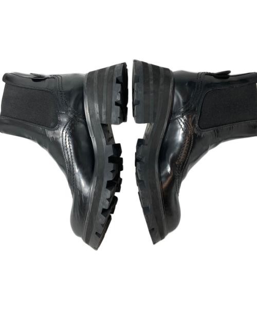 ALEXANDER McQUEEN（アレキサンダーマックイーン）ALEXANDER McQUEEN (アレキサンダーマックイーン) ワンダーチェルシーブーツ 666368 ブラック サイズ:36の古着・服飾アイテム