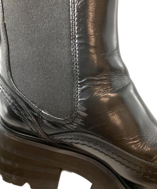 ALEXANDER McQUEEN（アレキサンダーマックイーン）ALEXANDER McQUEEN (アレキサンダーマックイーン) ワンダーチェルシーブーツ 666368 ブラック サイズ:36の古着・服飾アイテム