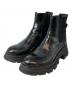 ALEXANDER McQUEEN（アレキサンダーマックイーン）の古着「ワンダーチェルシーブーツ 666368」｜ブラック