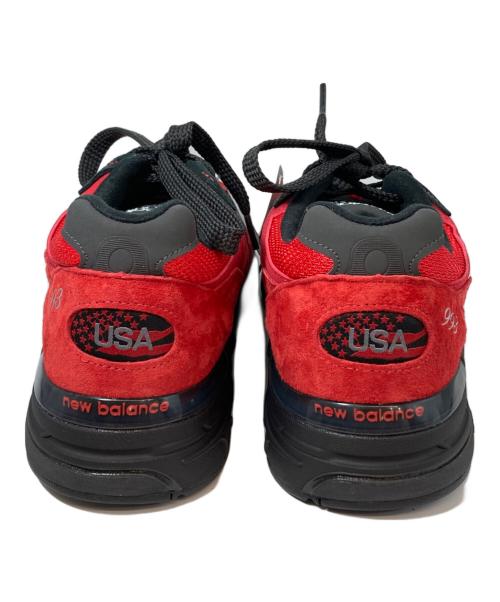 NEW BALANCE（ニューバランス）NEW BALANCE (ニューバランス) ローカットスニーカー　USA製　 レッド サイズ:27.5cmの古着・服飾アイテム