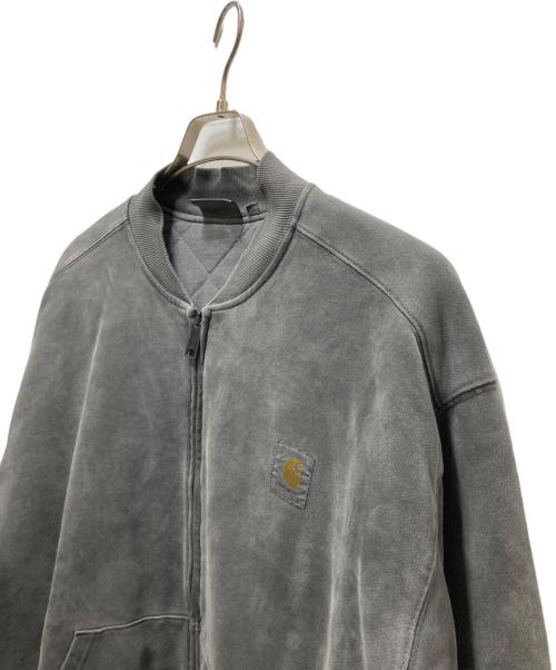 CarHartt（カーハート）CarHartt (カーハート) VISTA SWEAT BOMBER/ビスタスウェットボンバー グレー サイズ:Mの古着・服飾アイテム