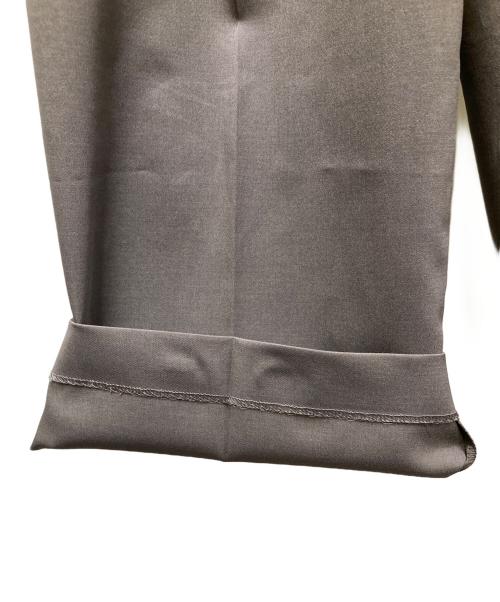 Noble（ノーブル）Noble (ノーブル) 【洗える】エステルツイルストレッチスラックスパンツ グレー サイズ:38の古着・服飾アイテム