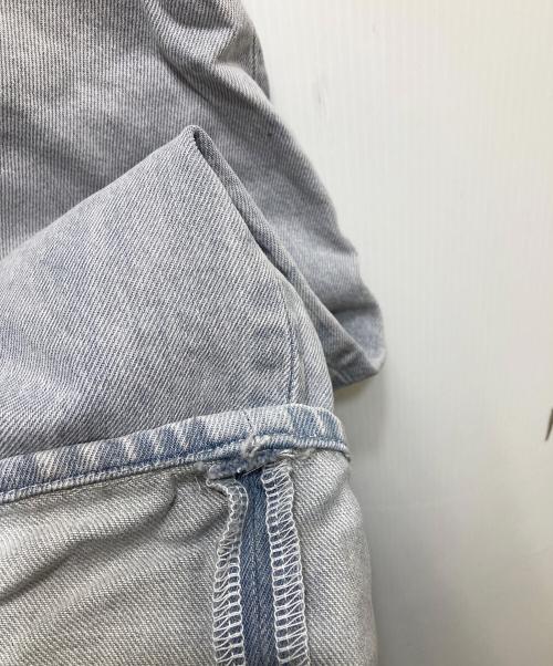 Whim Gazette（ウィムガゼット）Whim Gazette (ウィムガゼット) ドロストデニムパンツ WGZ1041302A0002 インディゴ サイズ:34の古着・服飾アイテム