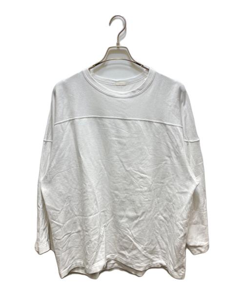 COMOLI（コモリ）COMOLI (コモリ) フットボールTシャツ ホワイト サイズ:3の古着・服飾アイテム