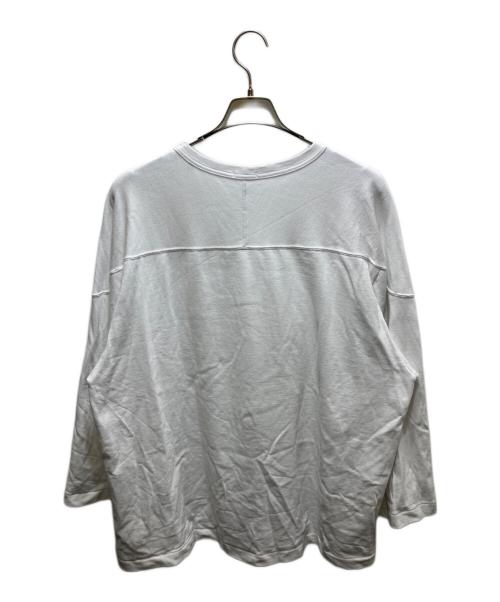 COMOLI（コモリ）COMOLI (コモリ) フットボールTシャツ ホワイト サイズ:3の古着・服飾アイテム