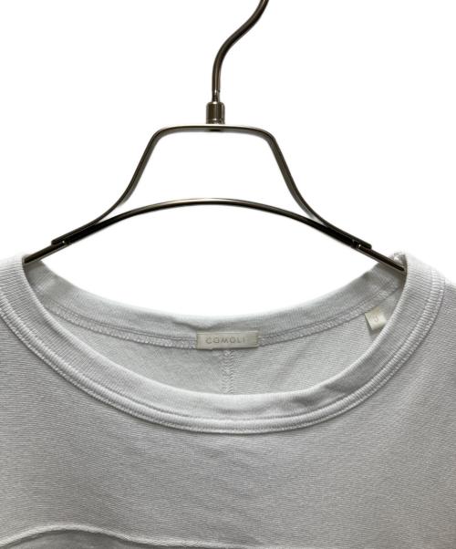 COMOLI（コモリ）COMOLI (コモリ) フットボールTシャツ ホワイト サイズ:3の古着・服飾アイテム