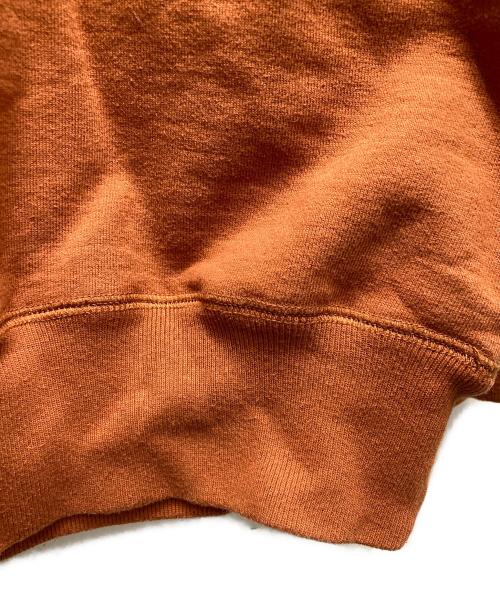 yokosakamoto（ヨウコサカモト）YOKOSAKAMOTO (ヨウコサカモト) RAGLAN SLEEVE SWEATER/ラグランスリーブセーター オレンジ サイズ:Lの古着・服飾アイテム