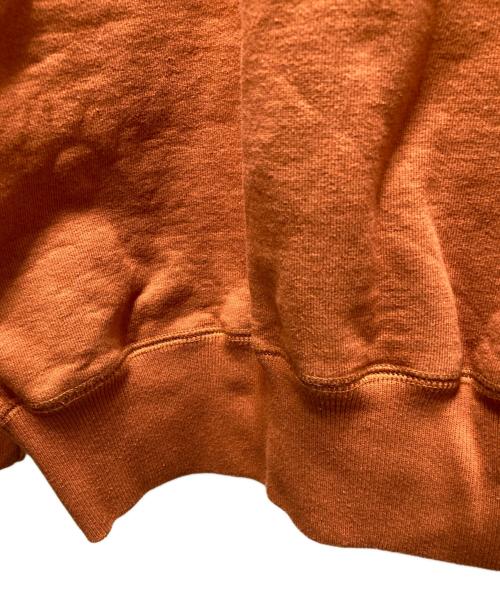 yokosakamoto（ヨウコサカモト）YOKOSAKAMOTO (ヨウコサカモト) RAGLAN SLEEVE SWEATER/ラグランスリーブセーター オレンジ サイズ:Lの古着・服飾アイテム