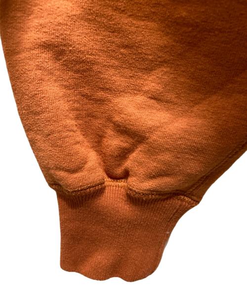 yokosakamoto（ヨウコサカモト）YOKOSAKAMOTO (ヨウコサカモト) RAGLAN SLEEVE SWEATER/ラグランスリーブセーター オレンジ サイズ:Lの古着・服飾アイテム