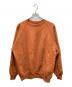 YOKOSAKAMOTO（ヨウコサカモト）の古着「RAGLAN SLEEVE SWEATER/ラグランスリーブセーター」｜オレンジ
