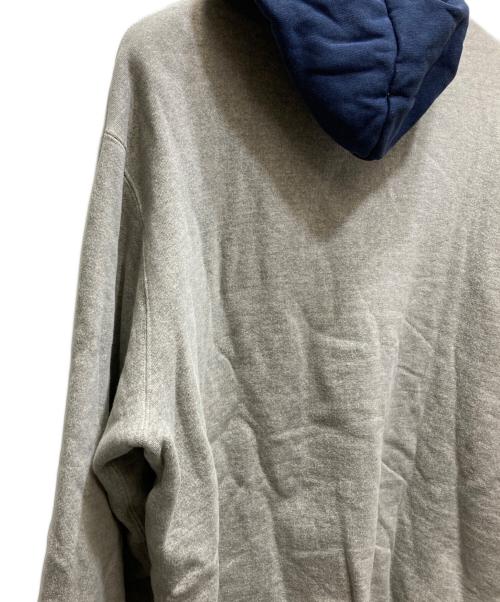 A.PRESSE（アプレッセ）A.PRESSE (アプレッセ) Vintage Attached Hood Sweat Parka/ヴィンテージアタッチトフッドスウェットパーカ グレー×ネイビー / OATMEAL サイズ:4の古着・服飾アイテム