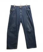 LEVI'S SILVERTABリーバイス シルバータブ）の古着「LOW+LOOSE FIT テーパードデニムパンツ」｜インディゴ