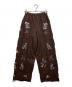 TODAYFUL（トゥデイフル）の古着「Embroidery Patchwork Trousers（エンブロイダリーパッチワークトラウザーズ）12610719」｜ブラウン