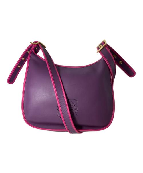 LOEWE（ロエベ）LOEWE (ロエベ) ソフィアアナグラムショルダーバッグ パープルの古着・服飾アイテム