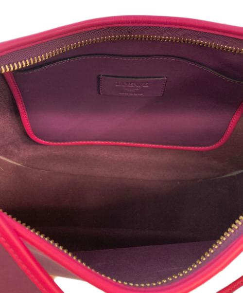 LOEWE（ロエベ）LOEWE (ロエベ) ソフィアアナグラムショルダーバッグ パープルの古着・服飾アイテム
