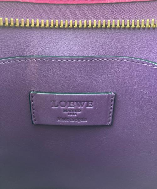 LOEWE（ロエベ）LOEWE (ロエベ) ソフィアアナグラムショルダーバッグ パープルの古着・服飾アイテム
