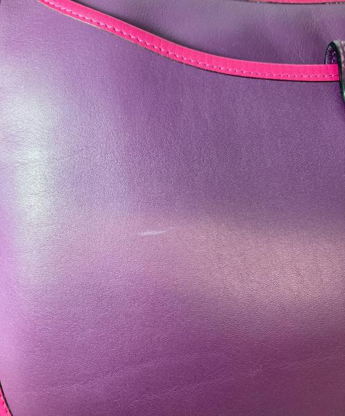LOEWE（ロエベ）LOEWE (ロエベ) ソフィアアナグラムショルダーバッグ パープルの古着・服飾アイテム
