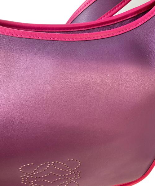 LOEWE（ロエベ）LOEWE (ロエベ) ソフィアアナグラムショルダーバッグ パープルの古着・服飾アイテム
