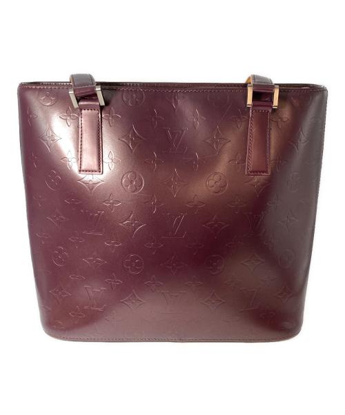 LOUIS VUITTON（ルイ ヴィトン）LOUIS VUITTON (ルイ ヴィトン) マットストックトントートバッグ パープルの古着・服飾アイテム