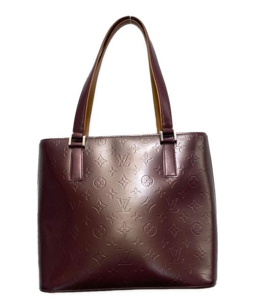 LOUIS VUITTON（ルイ ヴィトン）LOUIS VUITTON (ルイ ヴィトン) マットストックトントートバッグ パープルの古着・服飾アイテム