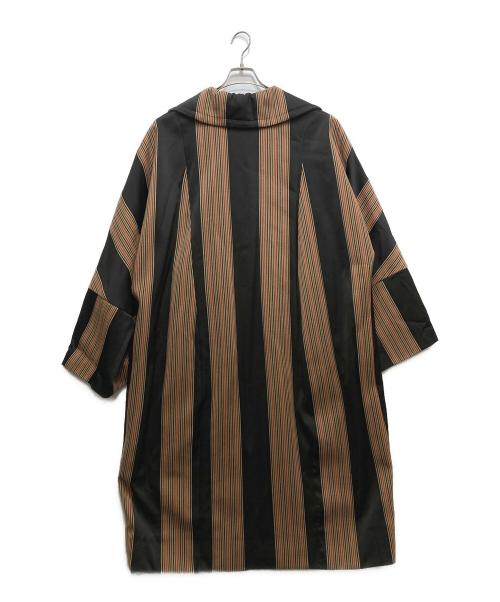 LOEWE（ロエベ）LOEWE (ロエベ) 切替ストライプコート D2291124AK ブラック サイズ:Sの古着・服飾アイテム