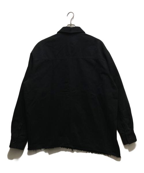 KUSIKOHC（クシコック）KUSIKOHC (クシコック) プリントデニムジャケット　KU3SMS07AP-TE000.999 ブラック サイズ:Lの古着・服飾アイテム