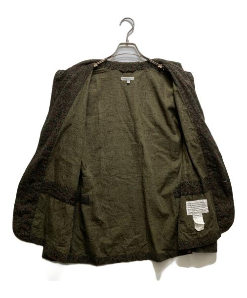 Engineered Garments（エンジニアド ガーメンツ）Engineered Garments (エンジニアド ガーメンツ) Loiter  Jacket / 総柄ｼﾞｬｹｯﾄ ブラウン サイズ:Lの古着・服飾アイテム