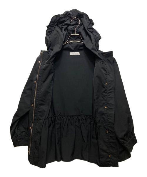 maison de dolce（メゾンドドルチェ）maison de Dolce (メゾンドドルチェ) フリルマウンテンパーカー ブラック サイズ: Freeの古着・服飾アイテム
