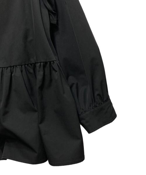 maison de dolce（メゾンドドルチェ）maison de Dolce (メゾンドドルチェ) フリルマウンテンパーカー ブラック サイズ: Freeの古着・服飾アイテム