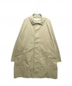 REMI RELIEF×BEAMS PLUSレミレリーフ×ビームスプラス）の古着「別注 Balmacaan Coat(バルマカーンコート)」｜ベージュ