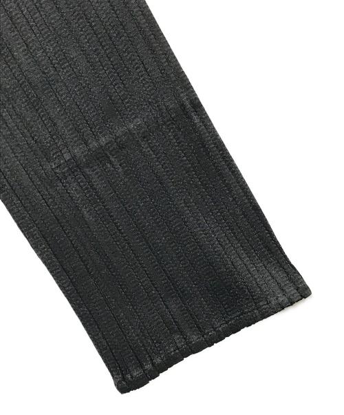 PLEATS PLEASE（プリーツプリーズ）PLEATS PLEASE (プリーツプリーズ) BASICKS CARDIGAN（ベーシックカーディガン）PP05JO106 ブラック サイズ:3の古着・服飾アイテム