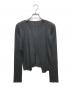 PLEATS PLEASE（プリーツプリーズ）の古着「BASICKS CARDIGAN（ベーシックカーディガン）PP05JO106」｜ブラック