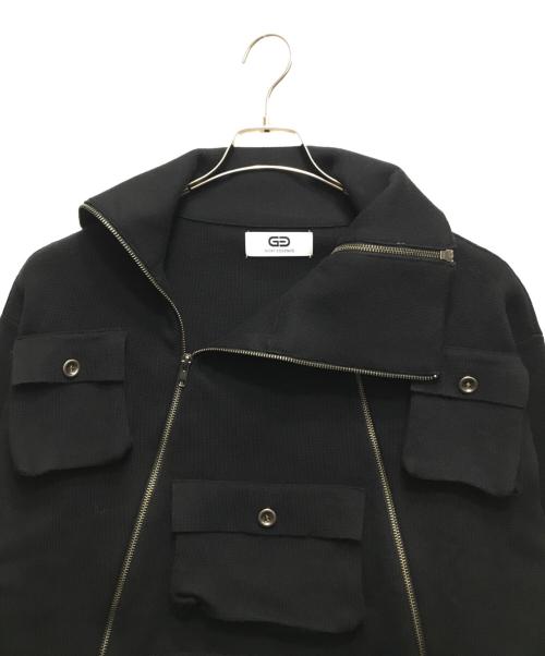 GOAT ESSENCE（ゴートエッセンス）GOAT ESSENCE (ゴートエッセンス) KNIT JACKET(ニットジャケット) / GE0013 ブラック サイズ:Fの古着・服飾アイテム