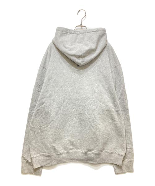 upper field one（アッパー フィールド ワン）UPPER FIELD ONE (アッパー フィールド ワン) THE COOP HOODED SWEATSHIRT（ザ・コープフーデッドスウェットシャツ） グレー サイズ:Fの古着・服飾アイテム