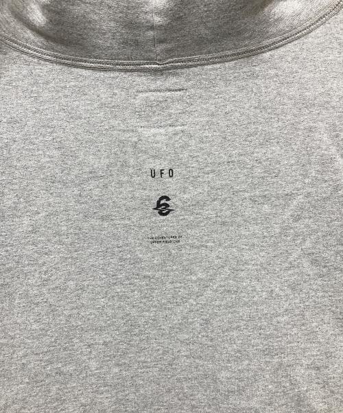 upper field one（アッパー フィールド ワン）UPPER FIELD ONE (アッパー フィールド ワン) THE COOP HOODED SWEATSHIRT（ザ・コープフーデッドスウェットシャツ） グレー サイズ:Fの古着・服飾アイテム