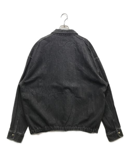 COOTIE PRODUCTIONS（クーティープロダクツ）COOTIE PRODUCTIONS (クーティープロダクツ) DENIM ZIP UP WORK JACKET (BLACK FADE)　23SS / 12.5oz ブラック サイズ:XLの古着・服飾アイテム