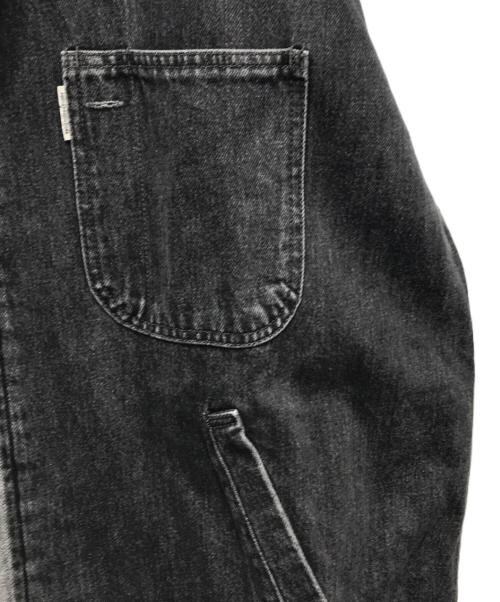COOTIE PRODUCTIONS（クーティープロダクツ）COOTIE PRODUCTIONS (クーティープロダクツ) DENIM ZIP UP WORK JACKET (BLACK FADE)　23SS / 12.5oz ブラック サイズ:XLの古着・服飾アイテム