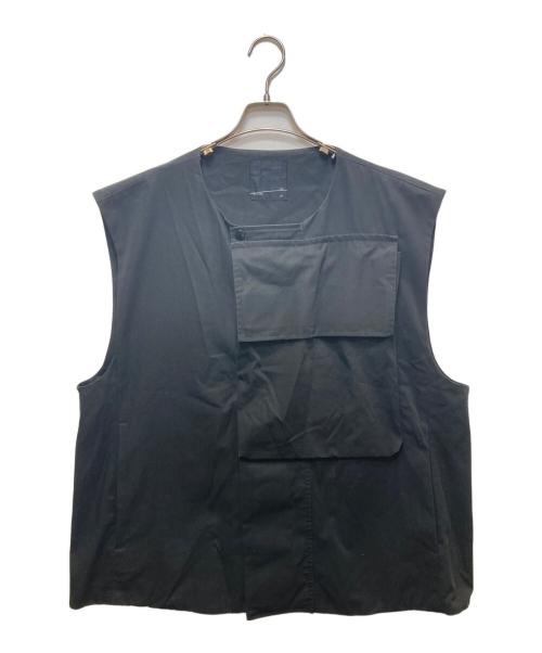 LAD MUSICIAN（ラッドミュージシャン）LAD MUSICIAN (ラッドミュージシャン) 19SS BIGタクティカルベスト 2119-202 ブラック サイズ:44の古着・服飾アイテム