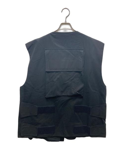 LAD MUSICIAN（ラッドミュージシャン）LAD MUSICIAN (ラッドミュージシャン) 19SS BIGタクティカルベスト 2119-202 ブラック サイズ:44の古着・服飾アイテム