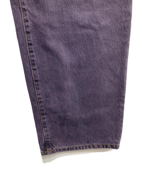 stussy（ステューシー）stussy (ステューシー) DENIM BIG OL JEAN デニムパンツ　116599 パープル サイズ:30の古着・服飾アイテム