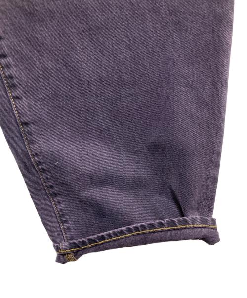 stussy（ステューシー）stussy (ステューシー) DENIM BIG OL JEAN デニムパンツ　116599 パープル サイズ:30の古着・服飾アイテム