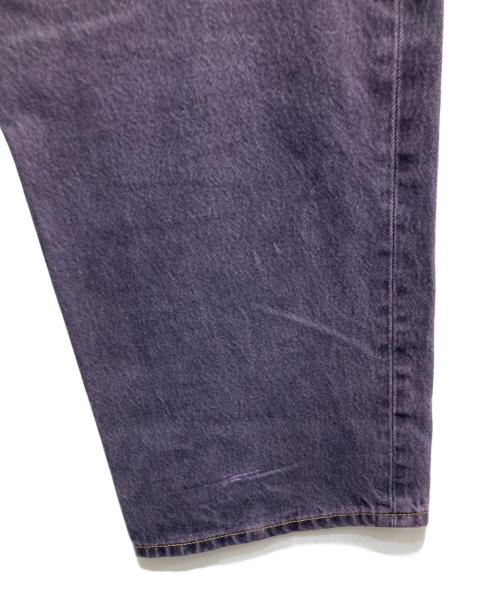 stussy（ステューシー）stussy (ステューシー) DENIM BIG OL JEAN デニムパンツ　116599 パープル サイズ:30の古着・服飾アイテム