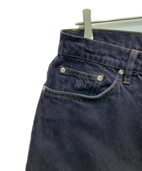 stussy（ステューシー）stussy (ステューシー) DENIM BIG OL JEAN デニムパンツ　116599 パープル サイズ:30の古着・服飾アイテム