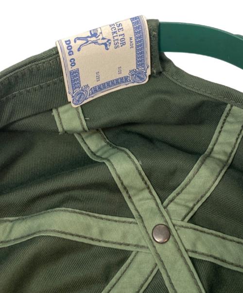 THE H.W.DOG&CO.（エイチダブリュードッグアンドコー）THE H.W.DOG&CO. (エイチダブリュードッグアンドコー) TRUCKER CAP （トラッカーキャップ）81-3-6427-9011 カーキの古着・服飾アイテム